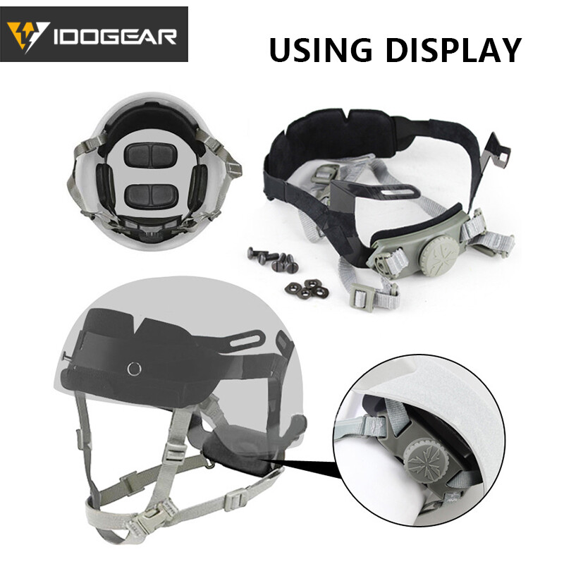 IDOGEAR Tactical FAST Helmet Hanging System Suspension OPS-CORE ACH Occ-Dial