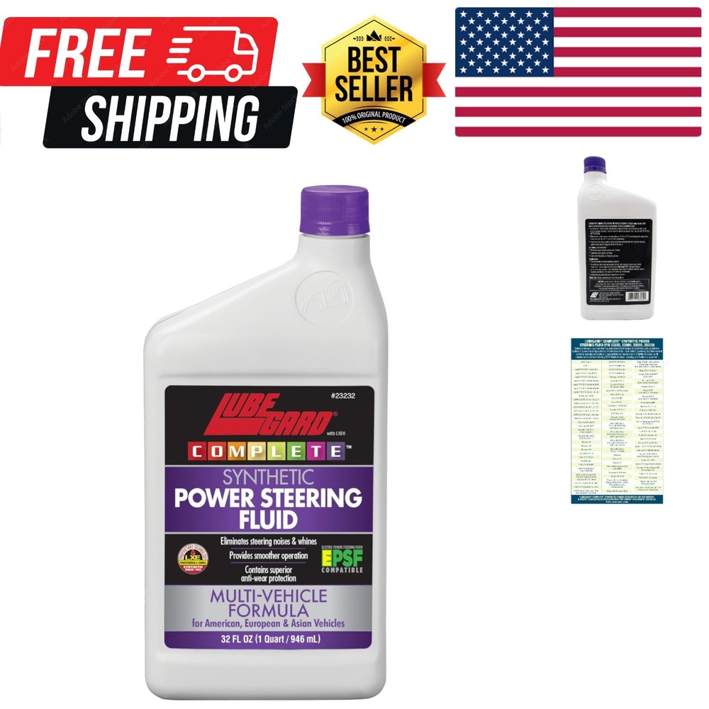 Complete Synthetic Power Steering Fluid, 32 fl. oz.