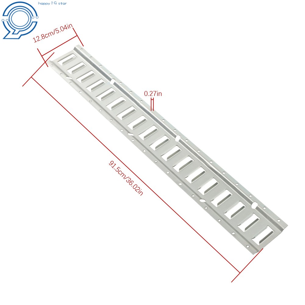 24 Pack E Track Tie Down Rail 8PC 3' E Track Rails 8PC O-Rings 8PC End Caps