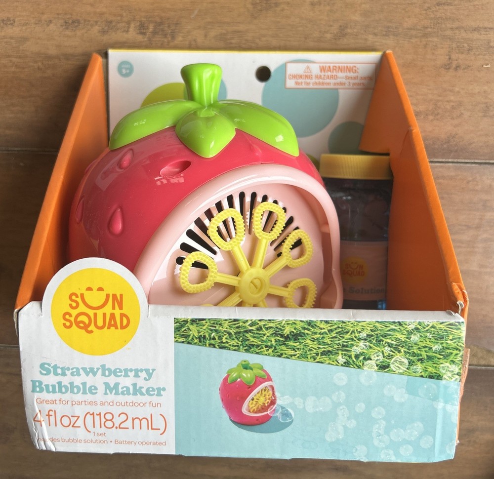 Bubble Maker - Sun Squad™ Strawberry NIB