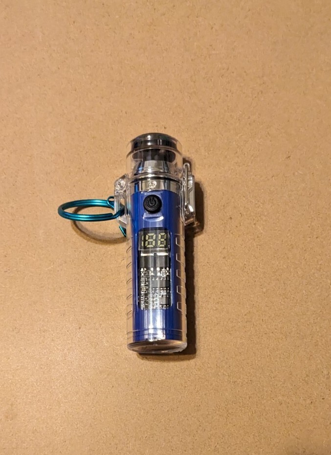 Compass Flashlight Tesla Lighter Multitool 3in1 BLUE