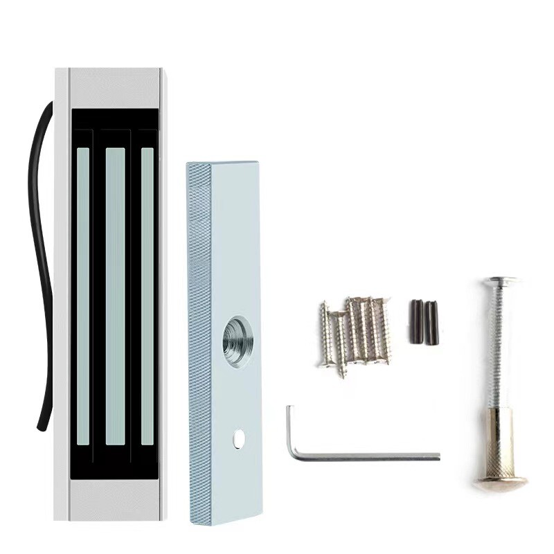 Electric Magnetic Door Lock Kit with 2 Remote Controls Access Control System