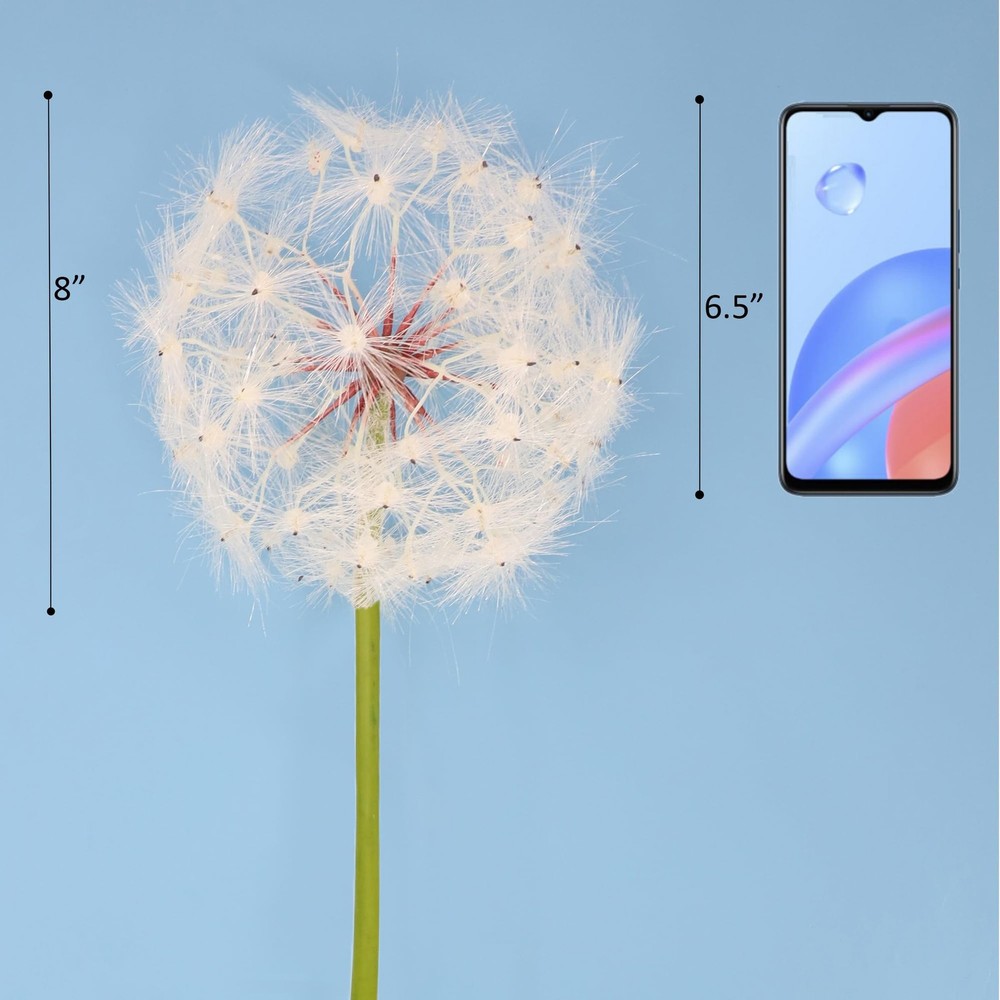 Artificial Dandelion Flower with LED Light, 2 Pack, Warm White Light with 6H ...