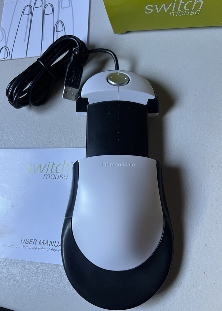Humanscale Switch Ergonomic Adjustable Computer Mouse New In Factory Package
