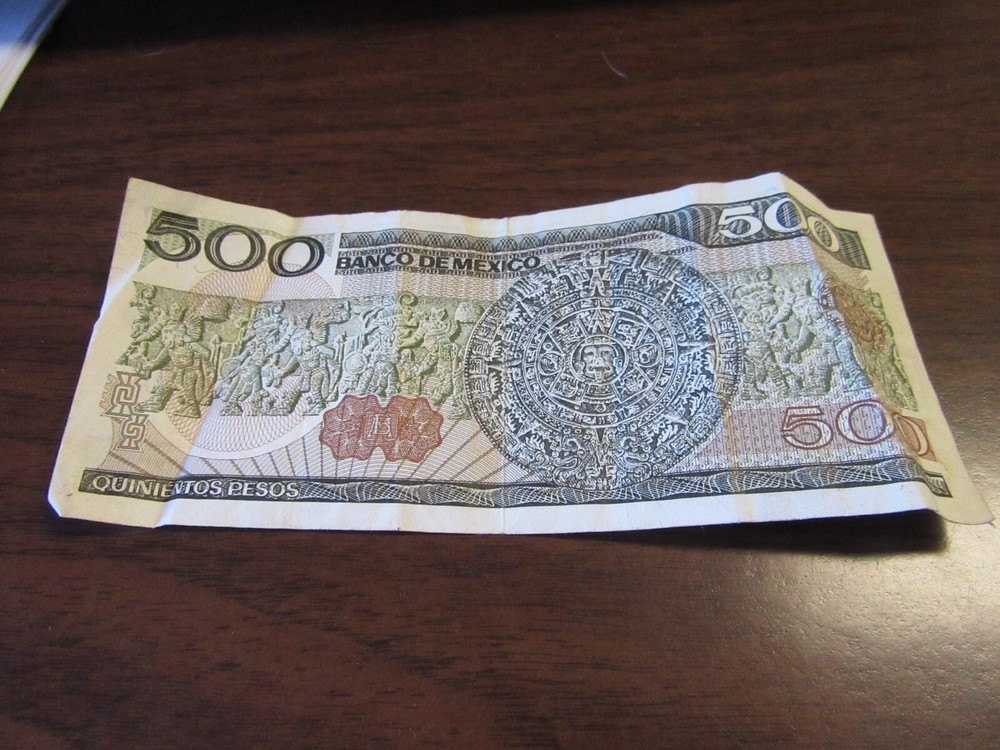 El Banco De Mexico 500 Pesos Note c27