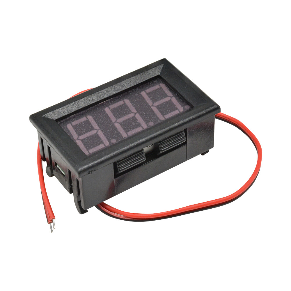 0.56"LED Red 2-Wire Voltmeter Digital Voltage AC70-500V Panel Volt Ammeter Meter