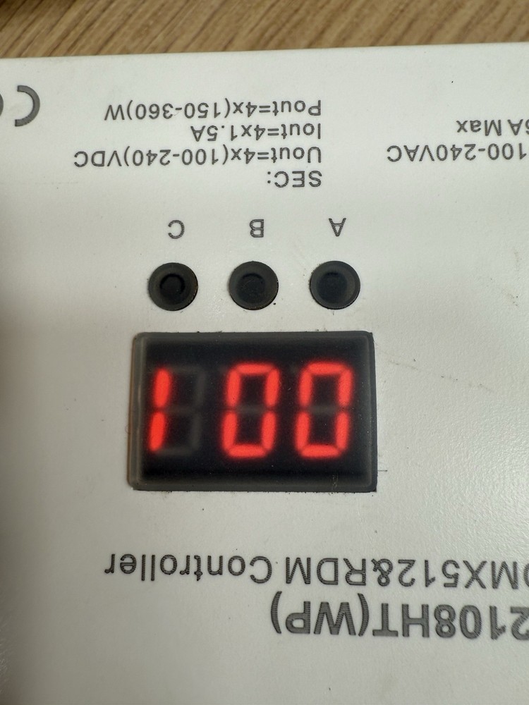 SR-2108HT(WP)DMX512 RDM Decoder High Voltage LED Controller (pre-owned)