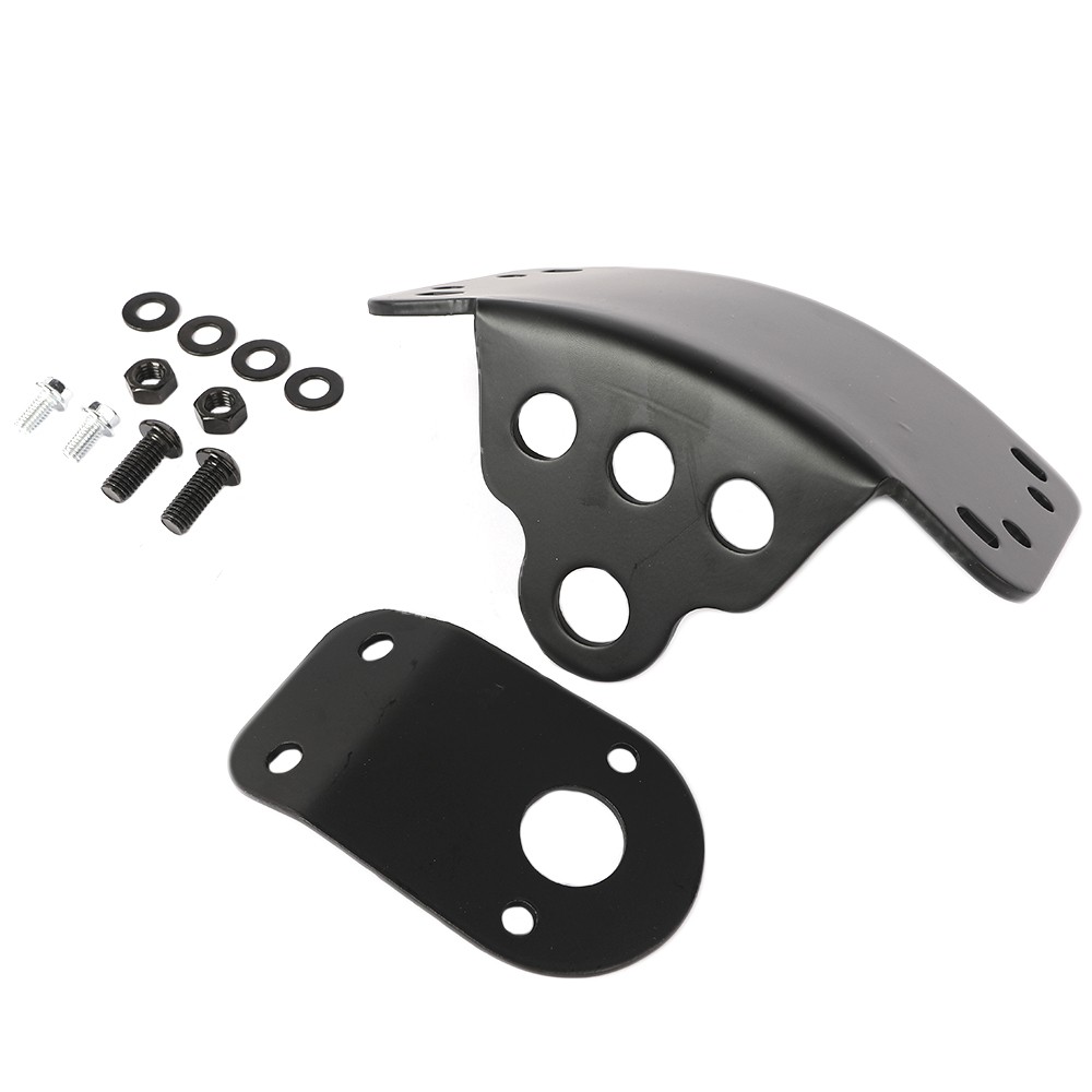 Motorcycle Side Mount License Plate Bracket Tail Light Holder For Harley Bobber