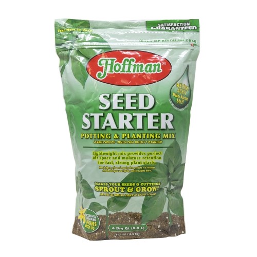 Hoffman Seed Starter Soilless Potting & Planting Mix — Growing Medium, 4qt