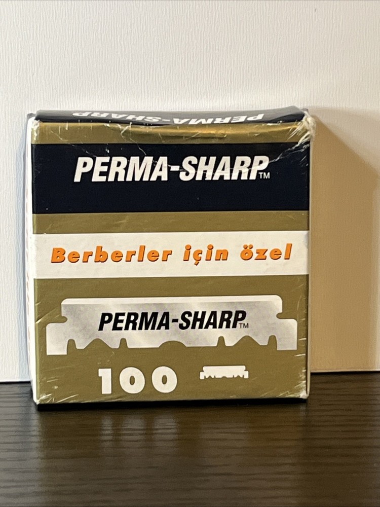 Perma-Sharp Single Edge Barber Razor Blades 100ct