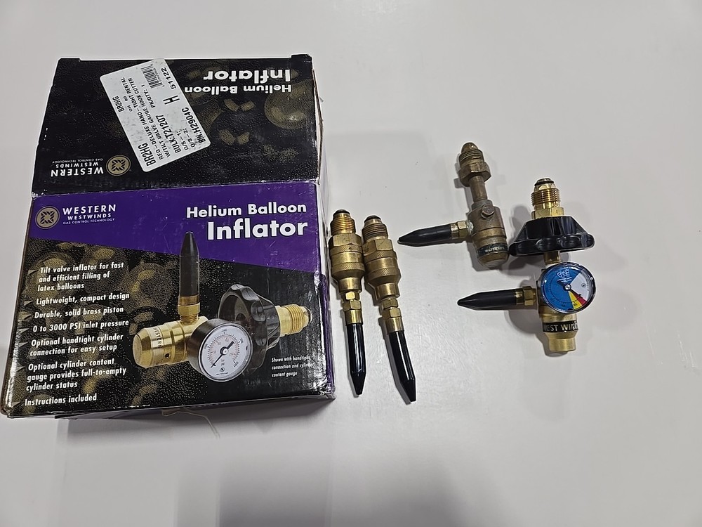 Western Westwinds Helium Ballon Inflator Plus Extras