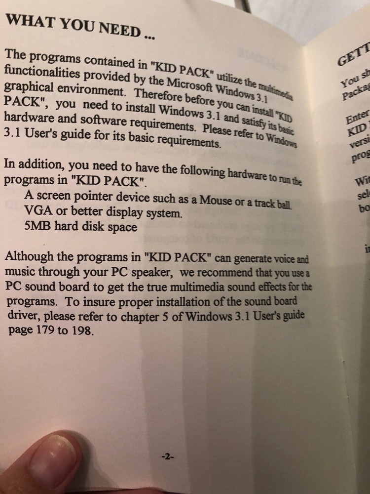 Wizard Works Kid Pack for Windows *User Guide Only*