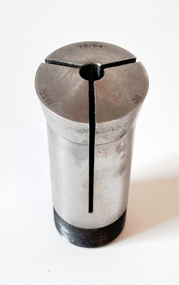 19/64" MSC 5C Round Collet External & Internal Threads .2968"