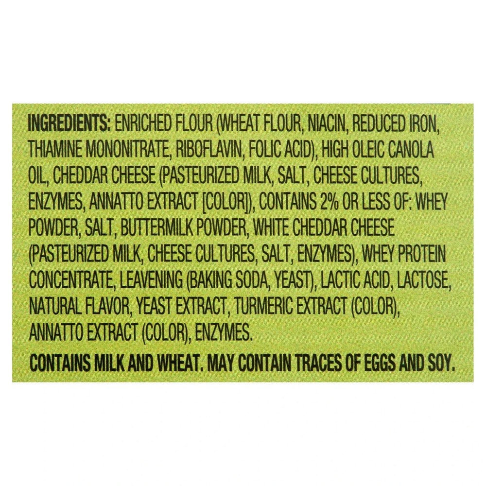 (2 pack) GREAT VALUE 12.4 OZ WHITE CHEDDAR CHEESE CRACKERS