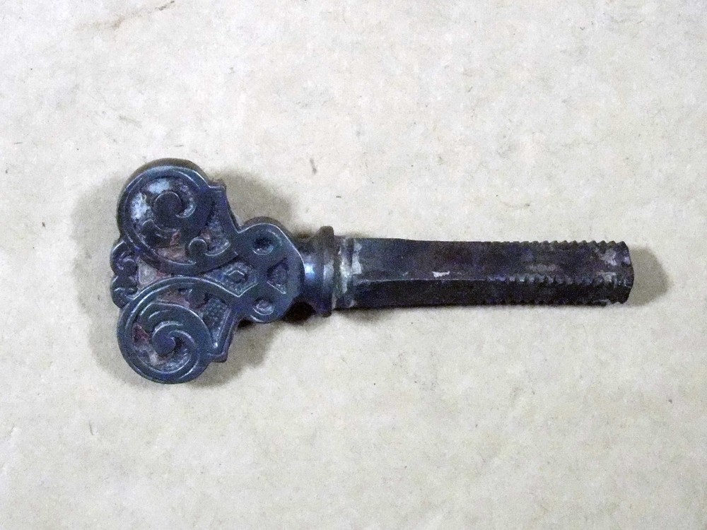 Unusual original Victorian thumb turn latch