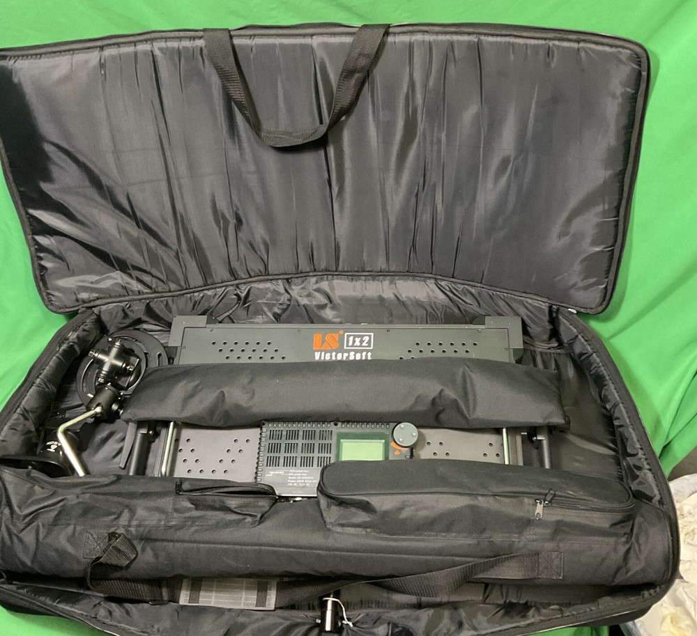 LS 1 X 2 Victor Soft 200W LED Studio Light- Model #VR4500ASVL- With Case.