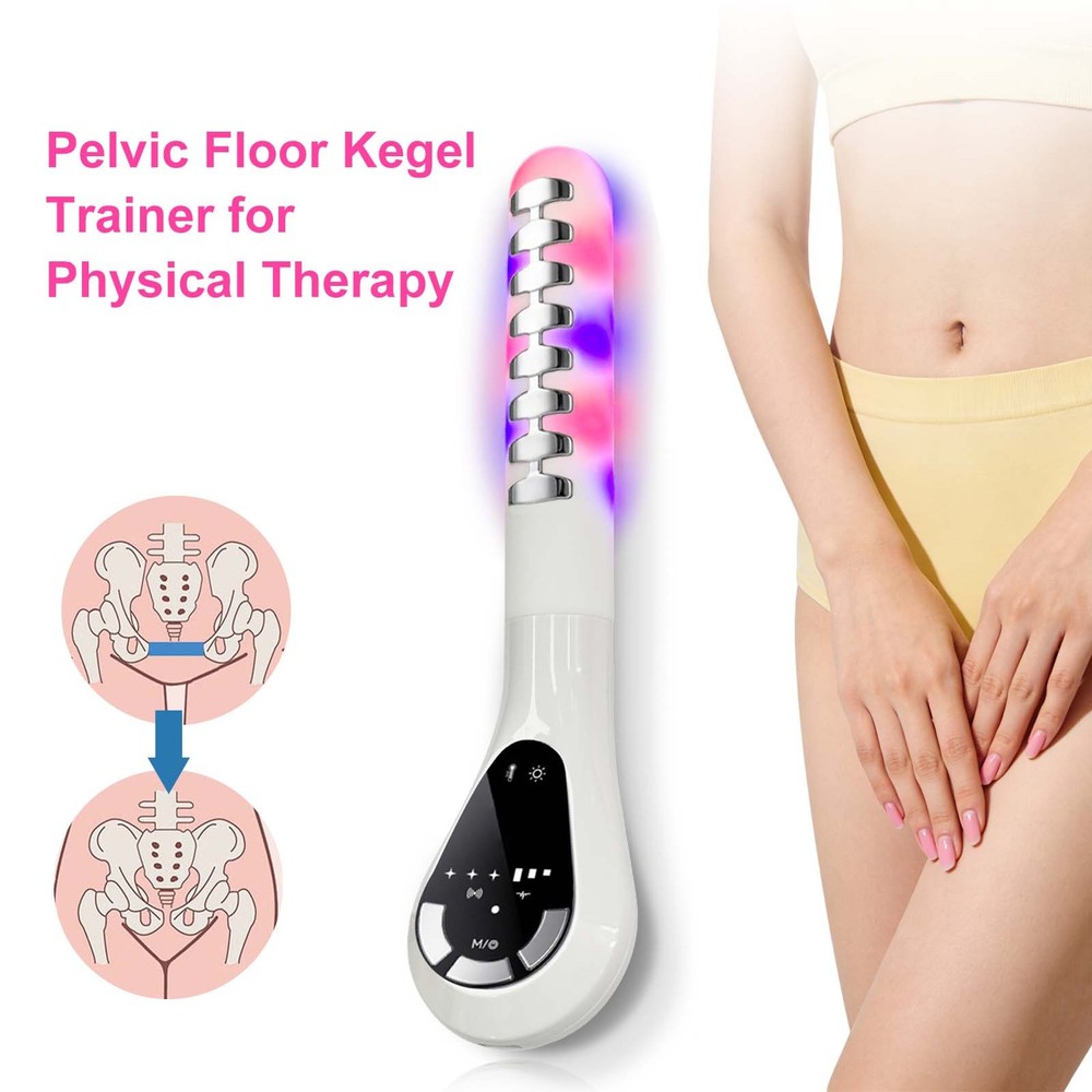Automatic Kegel Training Device with Red Light for Vaginal Dryness Inflammation
