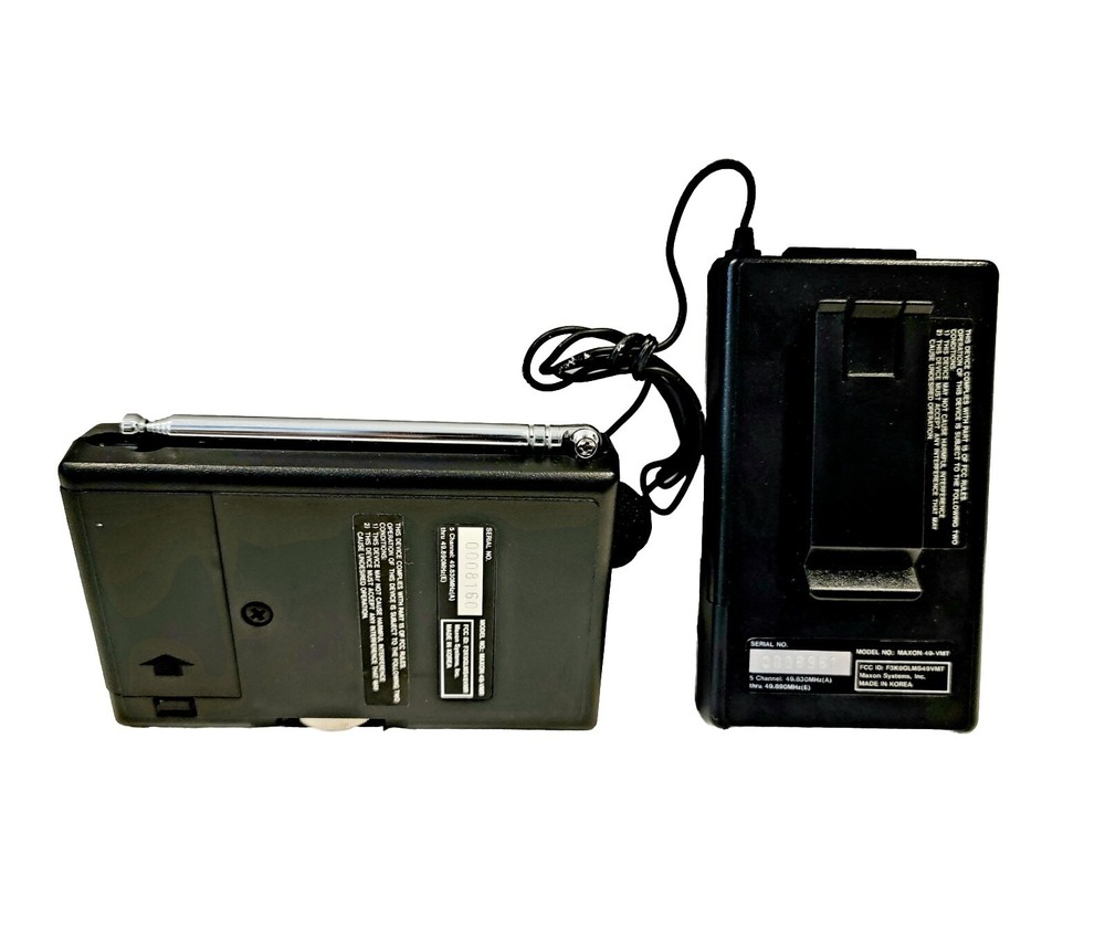 Maxon Wireless Mic System Model 49-VM 5-Channel