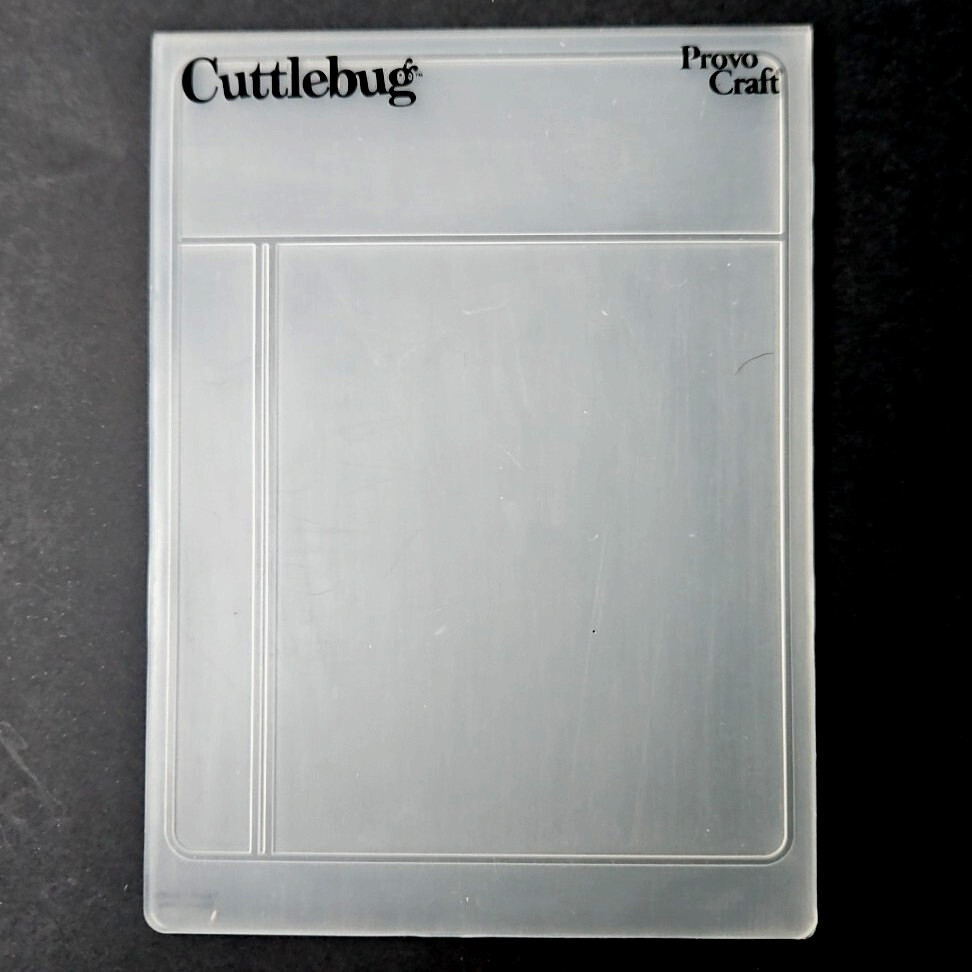 JOURNALING CARD Cuttlebug  Embossing Folder 4¼"×5¾" Paper Project Life u398