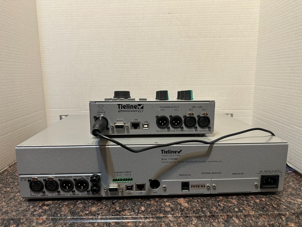 Tieline Commander G3 IP POTS Rack and Portable Broadcast Audio Codec