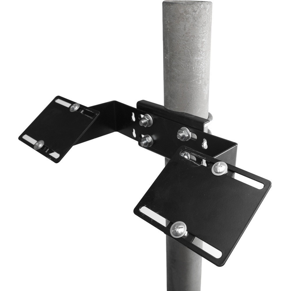 Steel Adjustable Solar Panel Mount Bracket for Pole and Wall Installation