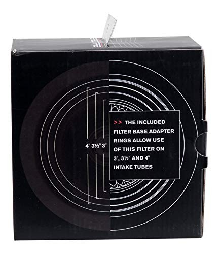 Universal Clamp-On Air Filter: High Performance, Washable Filter: Round