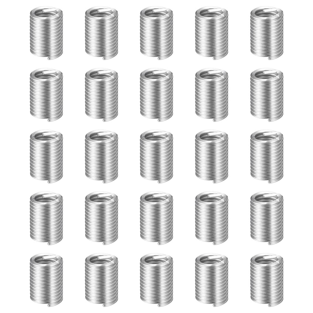 50pcs Wire Thread Inserts M4 x 0.7 x 3D Metric Helical Threaded Sleeve
