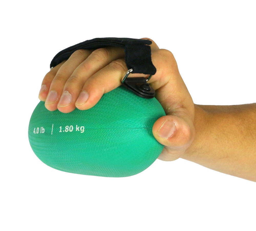 CanDo Handy Grip weight ball - 4 lb - Green