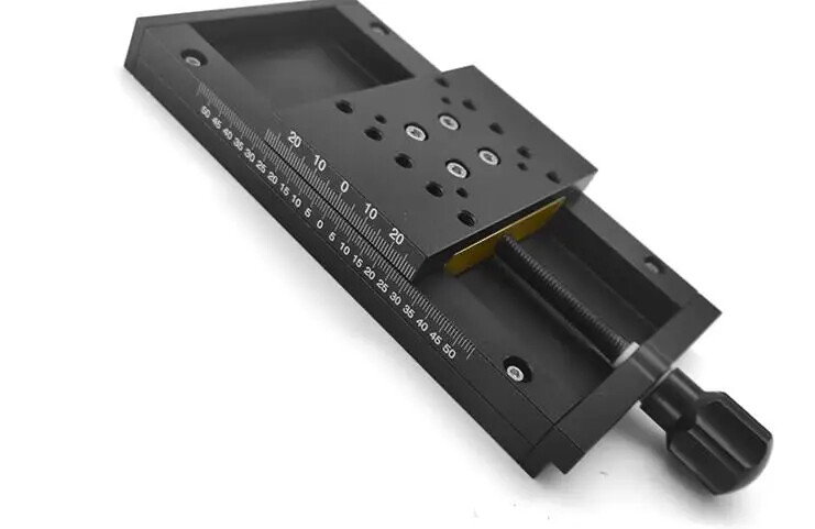 Width Manual Dovetail Displacement Table High Precision Displacement Table