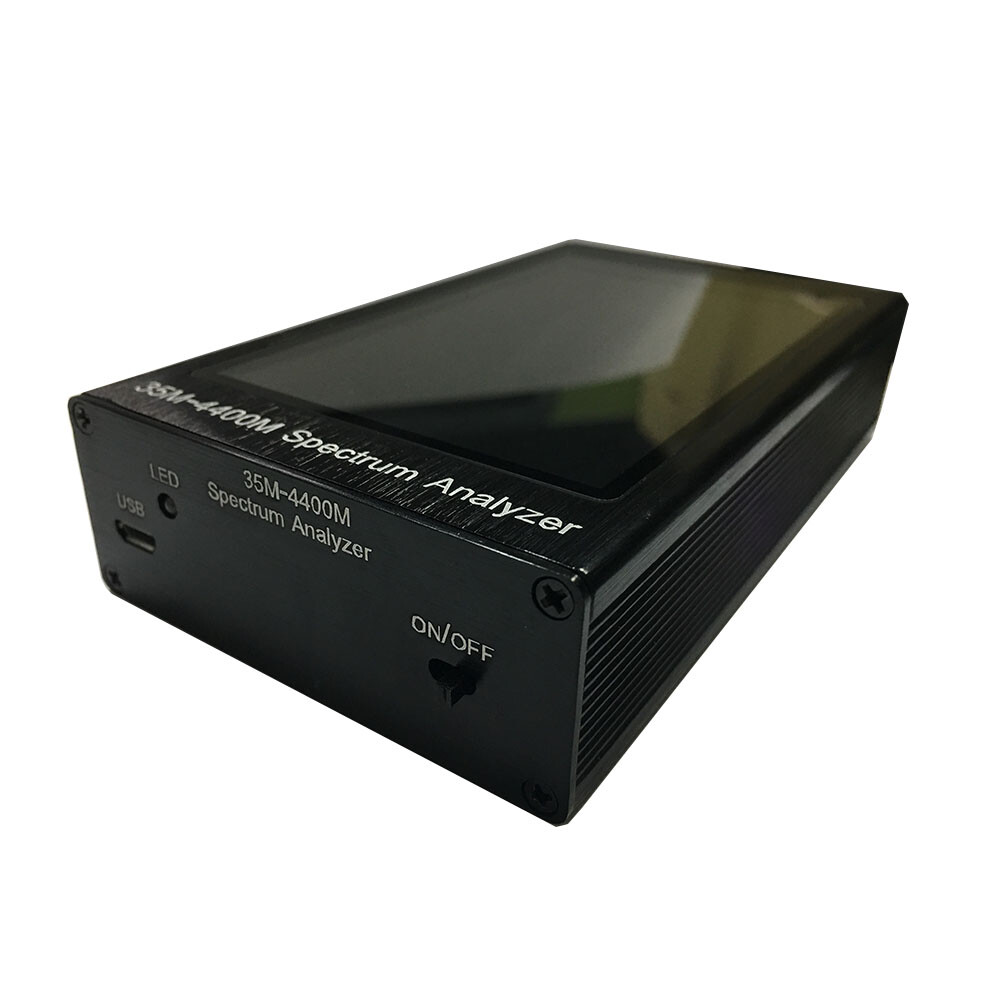 Handheld Simple Spectrum Analyzer 35M-4400MHz RF Signal Source + Battery +LCD
