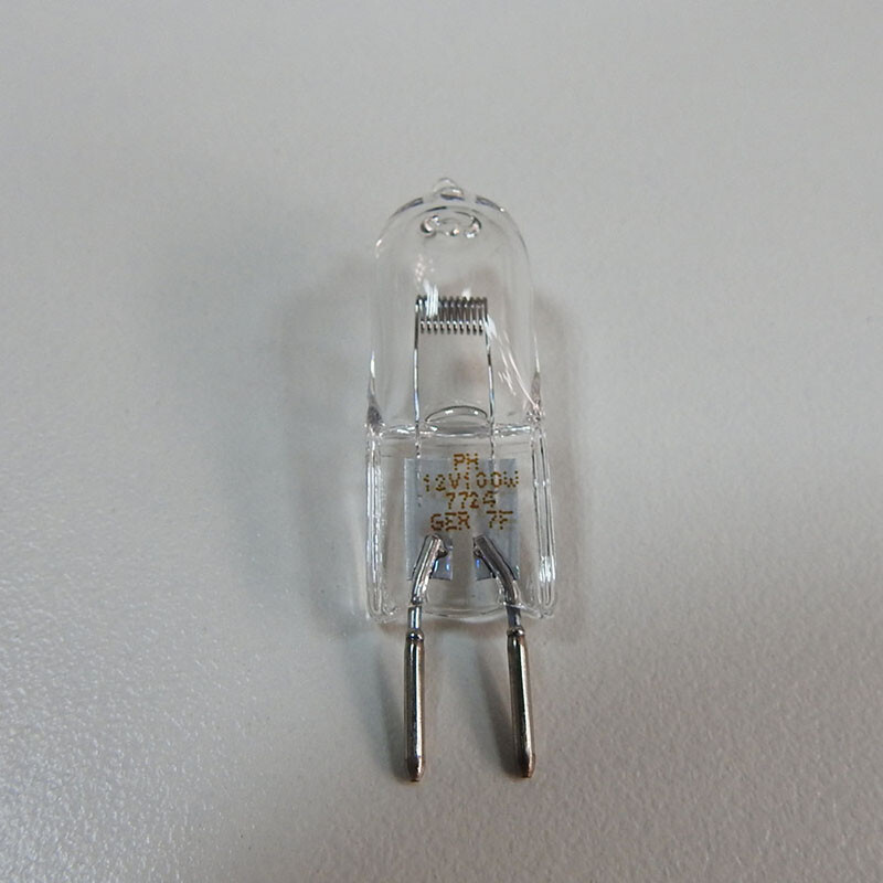 PHILIPS 7724 Projection Lamp EVA 12V100W GY6.35 Microscope Halogen Light Bulb