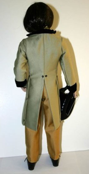 Regency Suit Doll Clothes Sewing Pattern for Mortimer Mort Tonner
