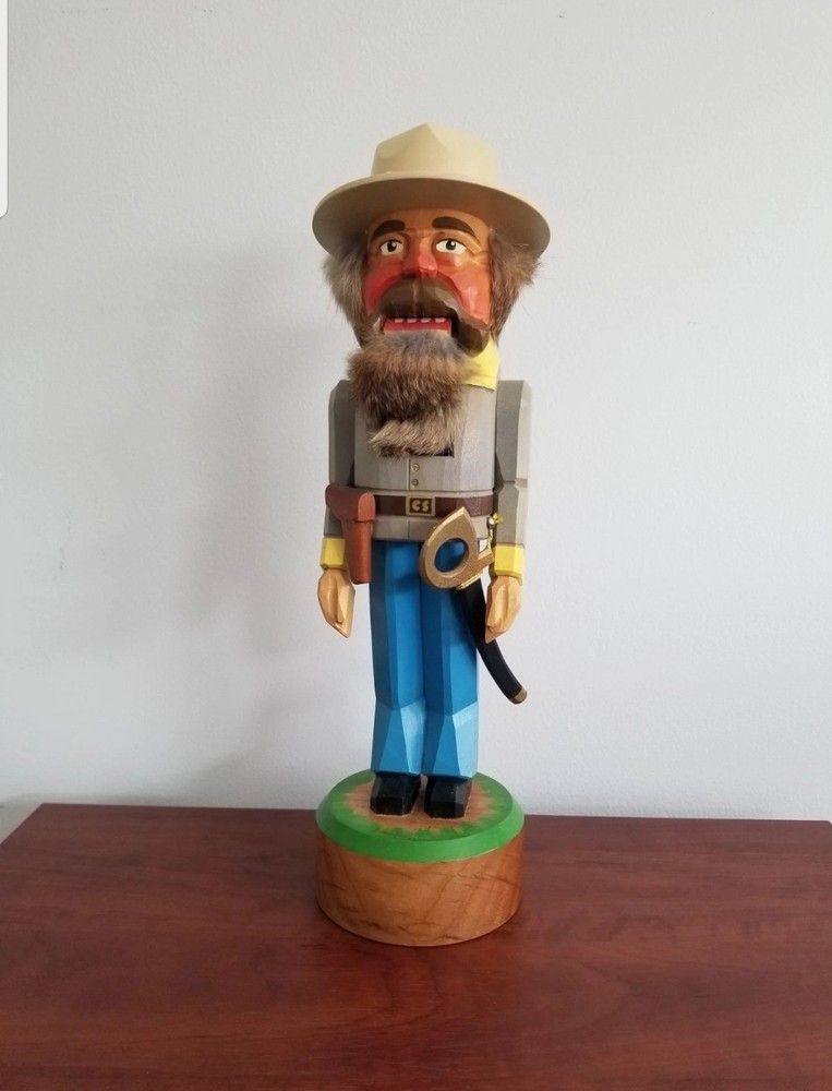 Hand Carved Confederate Officer Nutcracker Lothar Junghanel
