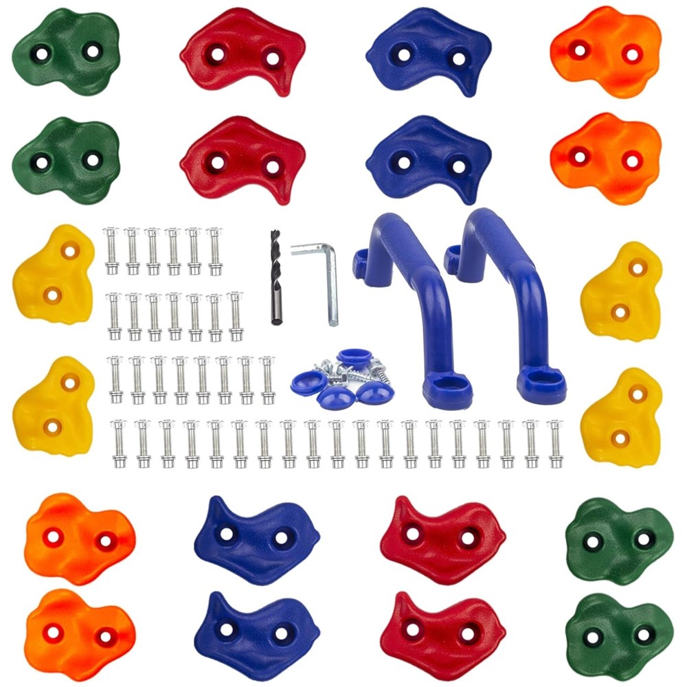 Children's Climbing Holds Set with Handles