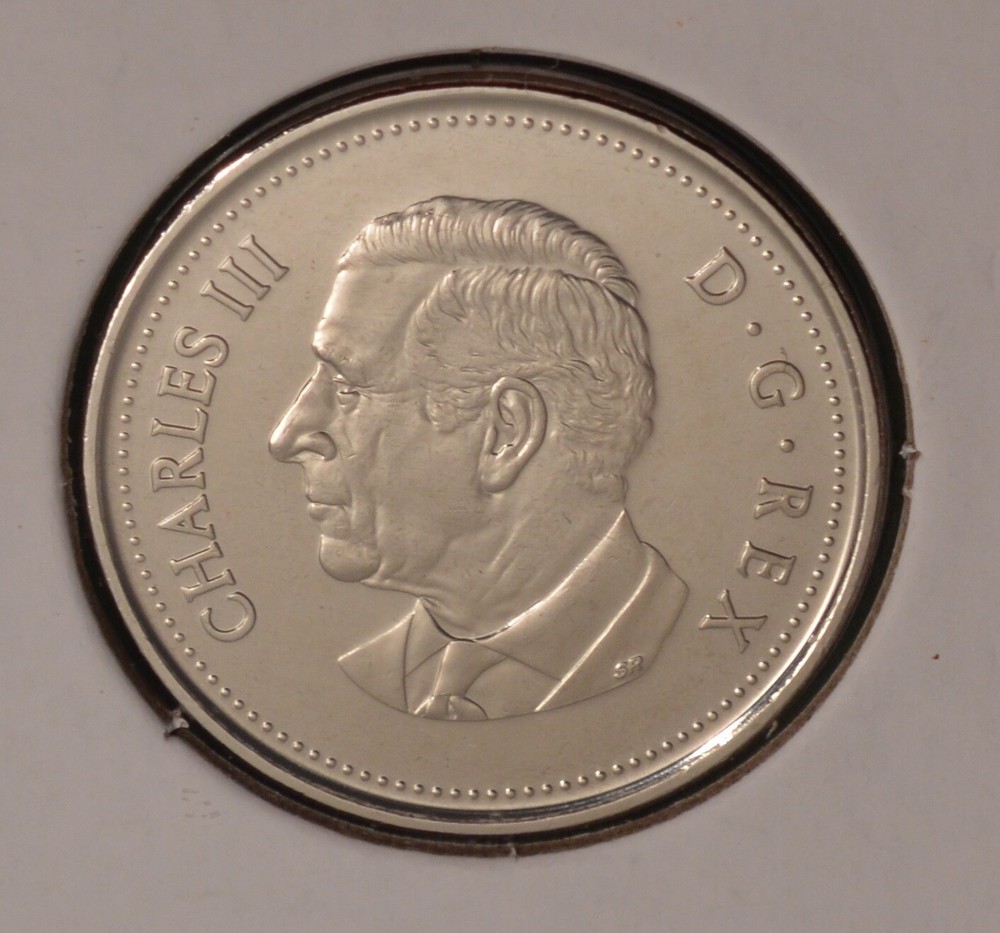 2023 Canada 5 Cent - KING CHARLES - UNCIRCULATED from Mint Roll 🇨🇦