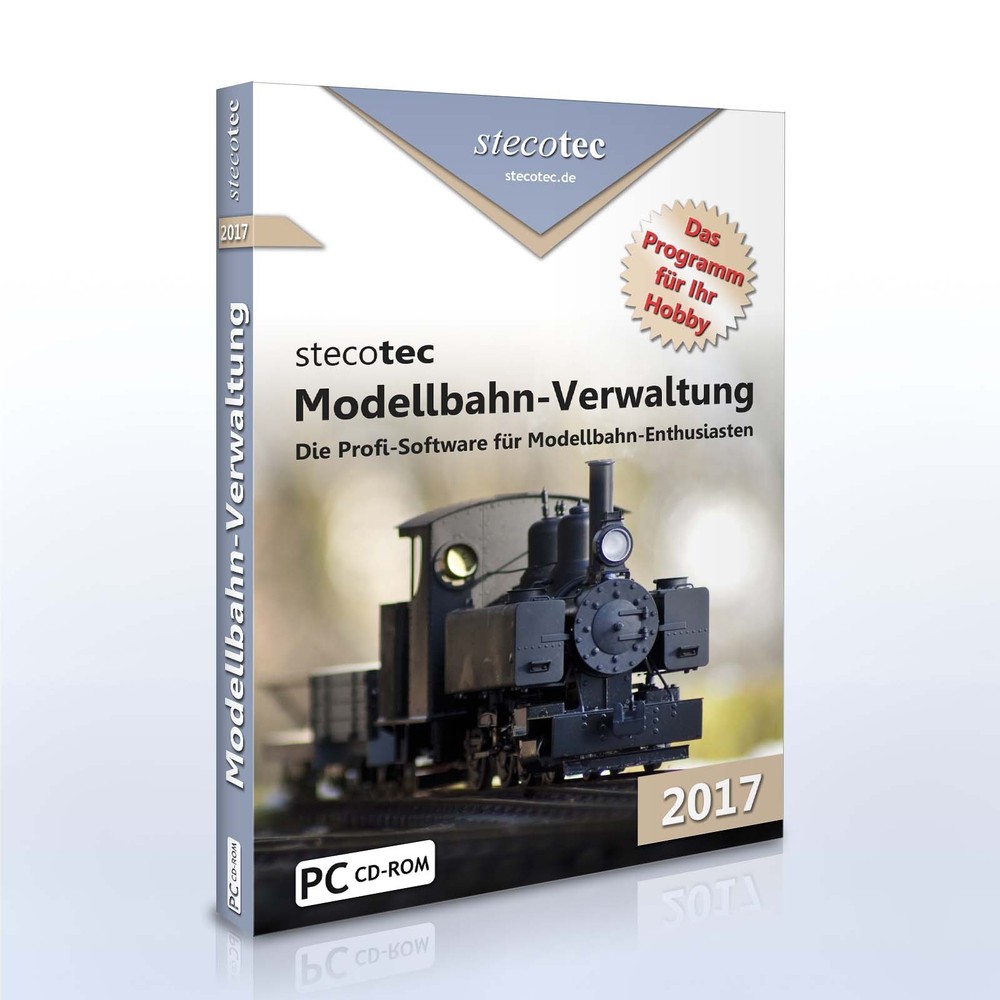Stecotec Model Railway Administration 2017 [CD VERSION] Software/Program for Collectors