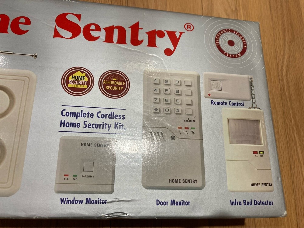 Vintage Home Sentry Cordless Home Security System - New.