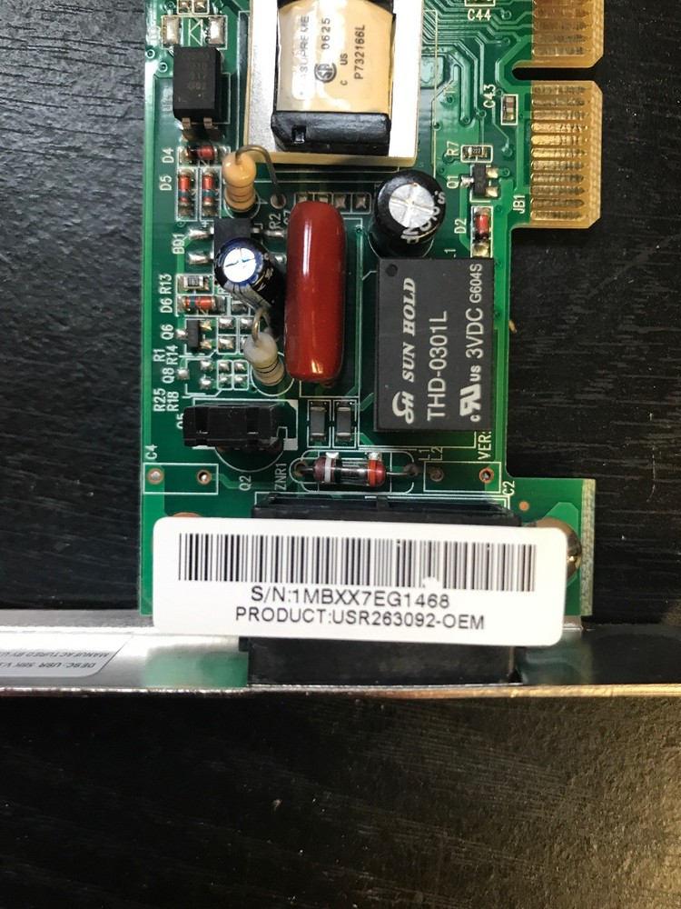 USRobotics 56K PCI Modem/Fax USR263092
