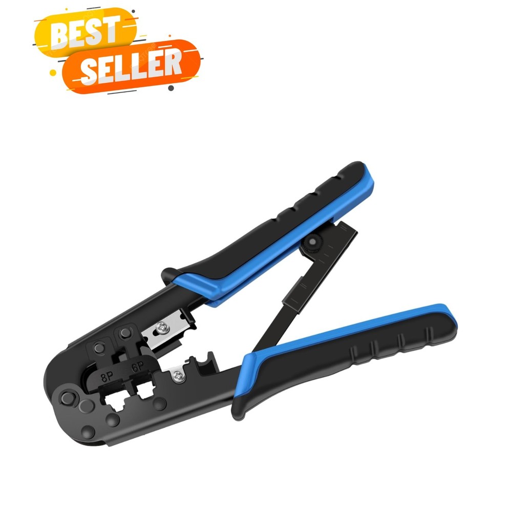 Multi-Function RJ45 Crimping Tool for Efficient Network Installation & Repair