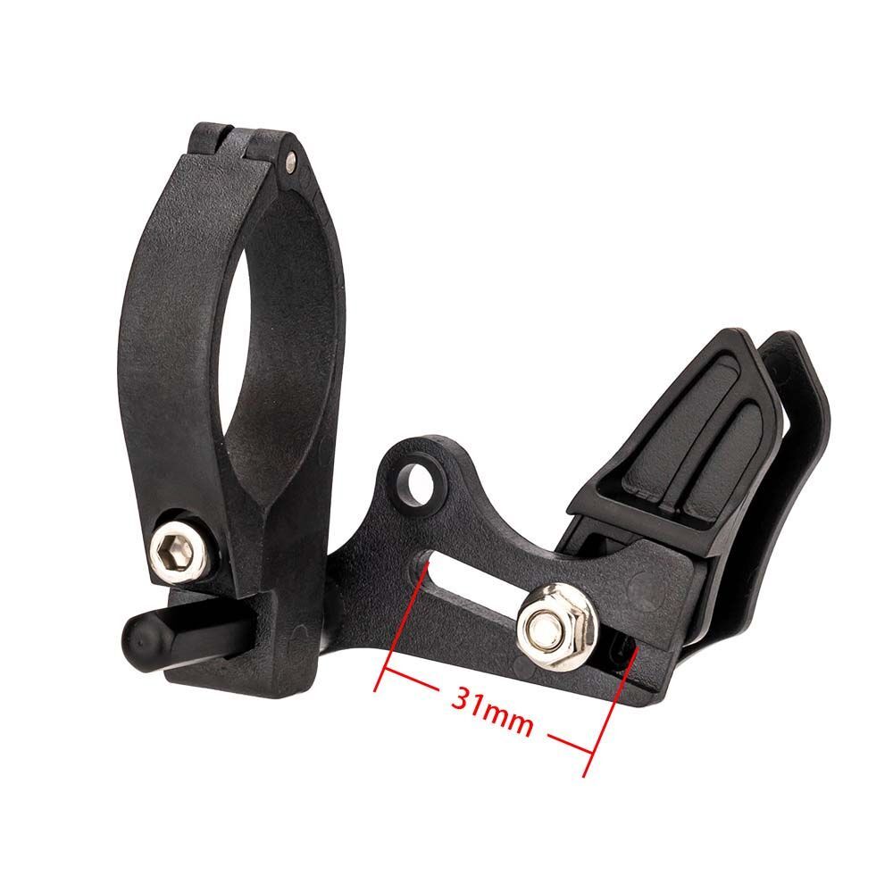 MTB Bicycle Chain Guide Chain Frame Protector Cover Clamp Black Chain Guide.