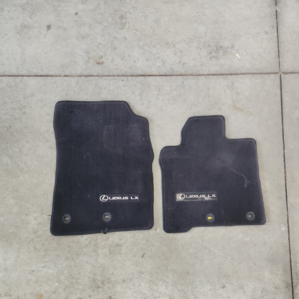 LEXUS LX 2013-2021 2 PCS BLACK CARPET FLOOR MAT PT206-LX130-20