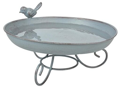 FB401 Series Standing Bird Bath, Grey