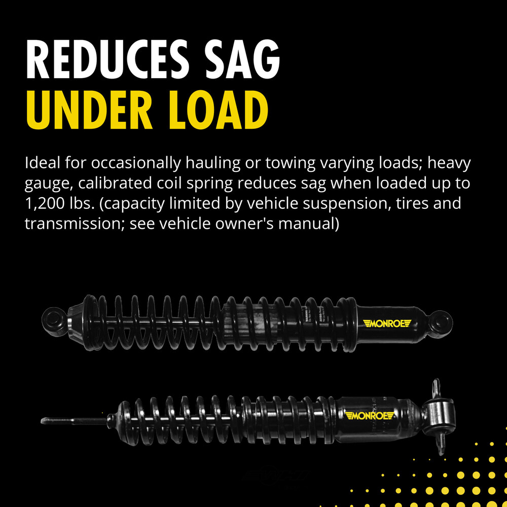 Suspension Shock Absorber and Coil Spring Assembly-Load Adjusting Shock Absorber