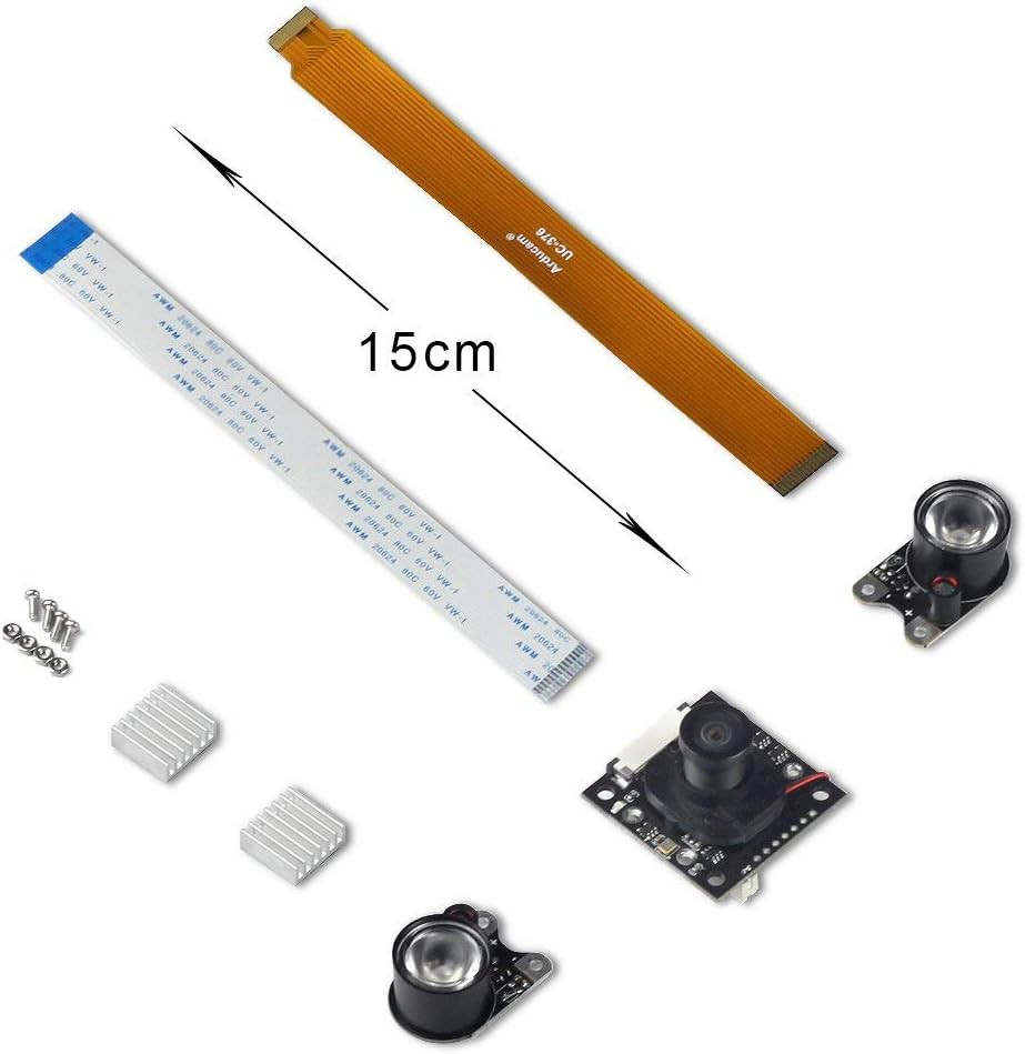 Arducam Day-Night Vision for Raspberry Pi Camera, Automatic Ir-Cut Switching All