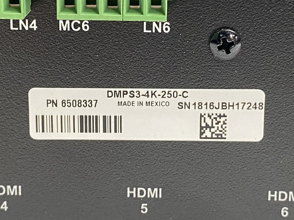 Creston 3-Series DMPS3-4K-250-C 4K Digital Media Presentation System