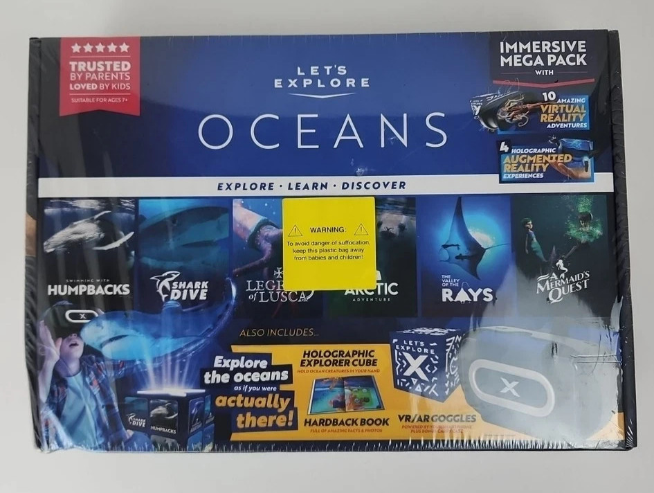 NEW Let's Explore Oceans Immersive Mega Pack VR Headset