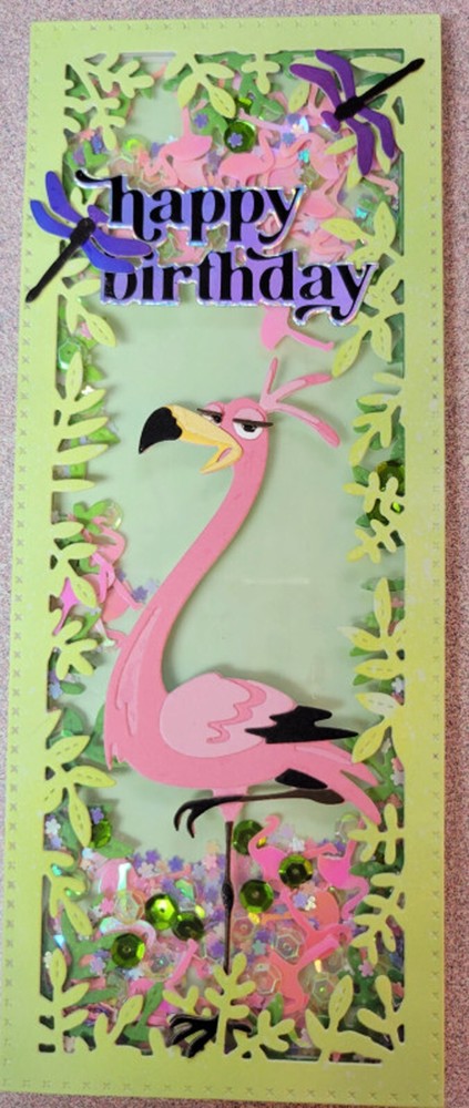 Sizzix Thinlits 9pc set - Gladys Colorize #665851 Retail $24.99 design Tim Holtz