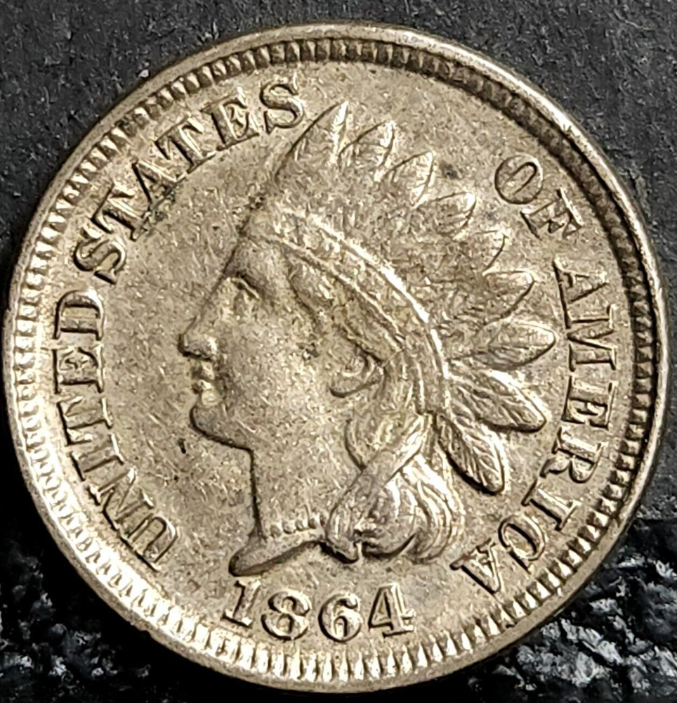 1864 1c Indian Head Cent #763
