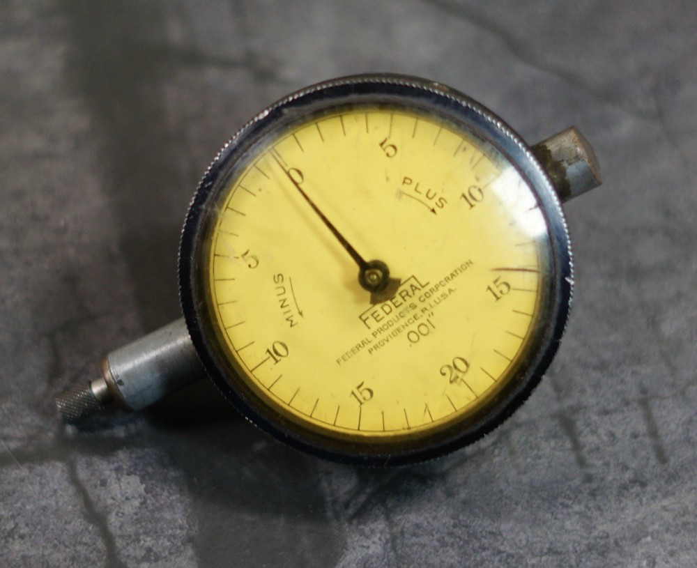 Federal Dial Indicator .001” Short Stem Used Older