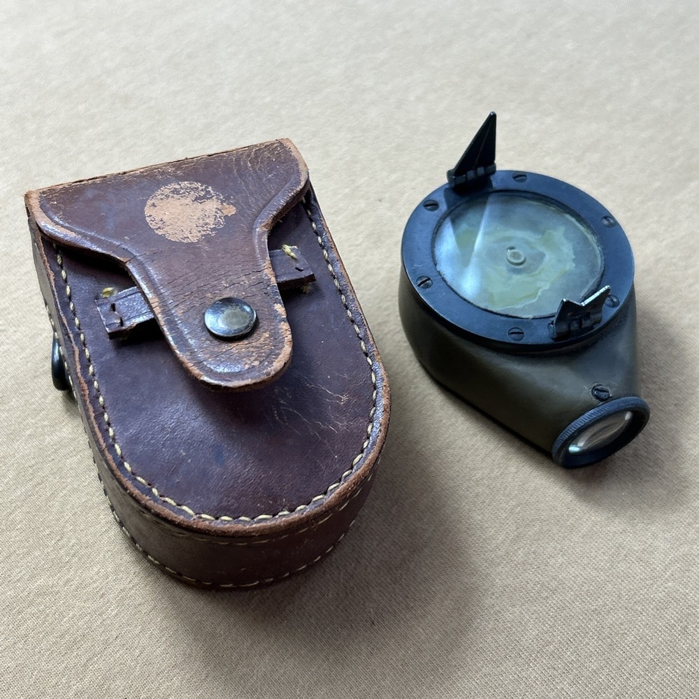 U.S.E.D WWI Marching Compass Mark VII Mod. E Sperry Co. Creagh Osborne With Case